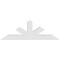 Ekena Millwork Saratoga Architectural Grade PVC Gable Bracket, 72"W x 24"H x 6"D x 6"F, 8/12 Pitch GBP072X24X0606SAR00 - alternate 2